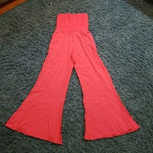 Forever 21 Coral sleeveless romper